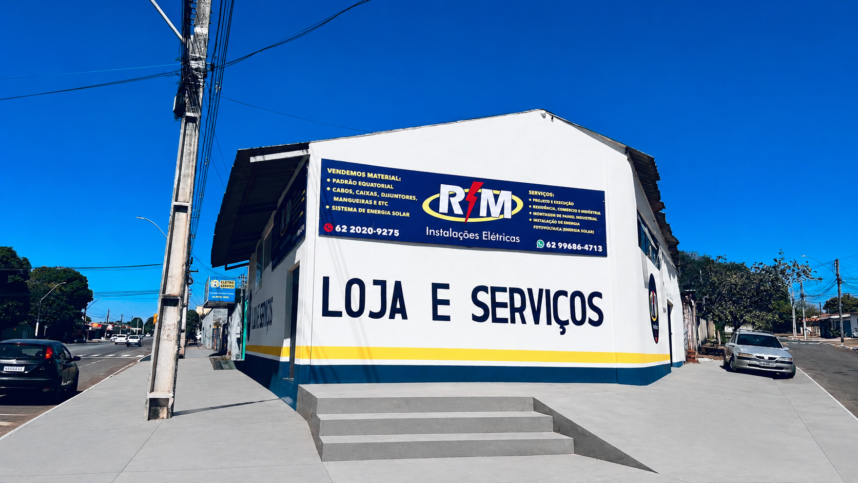 Loja da RM Instalações Elétricas em Goiânia - loja e serviços